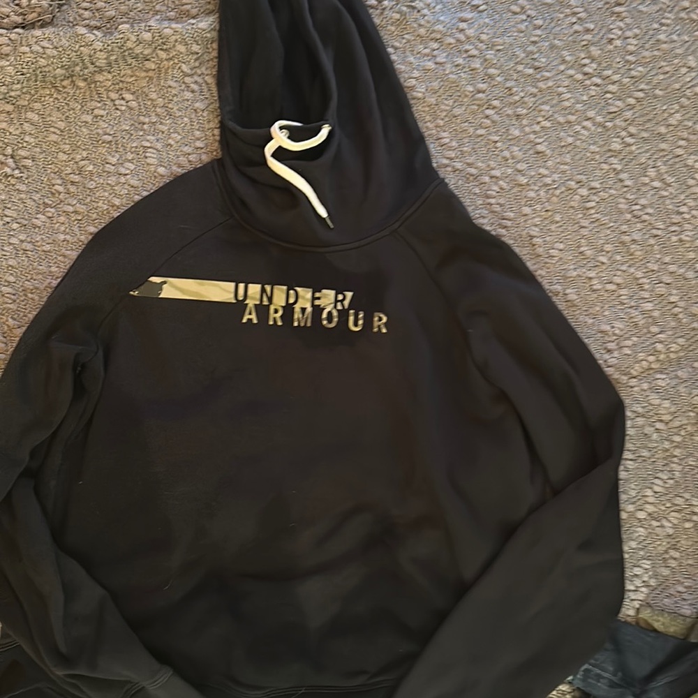 Cowl neck hoodie
